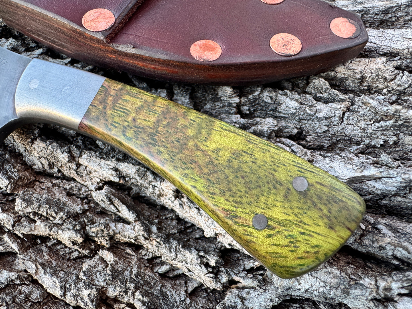 Triadan w/Green Dyed Burl