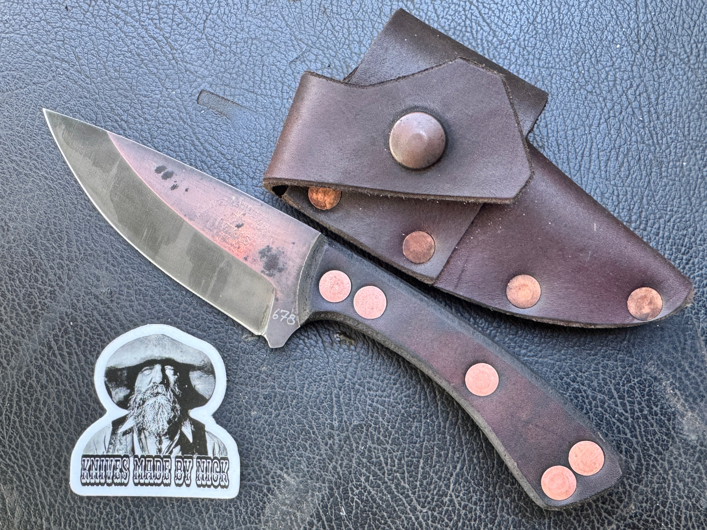 Production Cowboy #678 Brown Leather