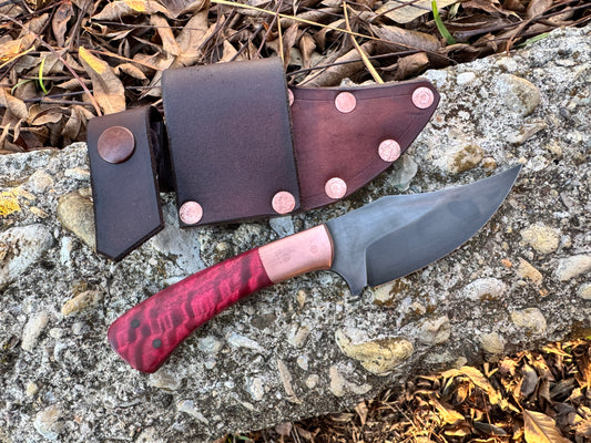 Triadan w/Red Dyed Curly Maple