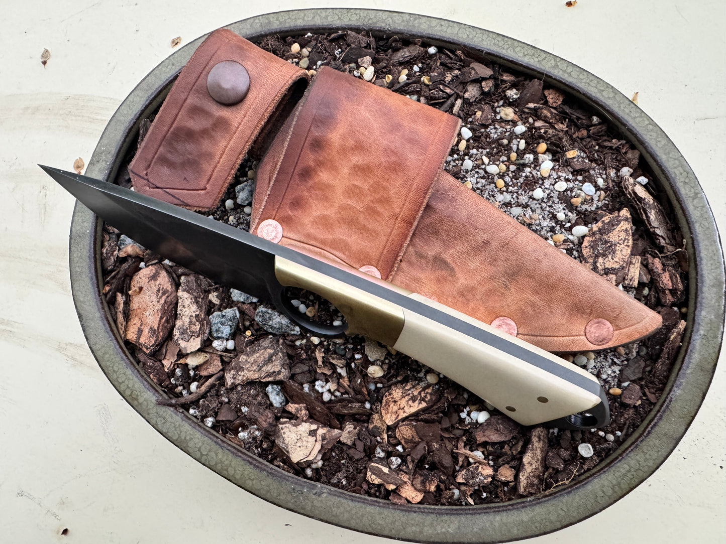 Texas Tornado w/Ivory Paper Micarta