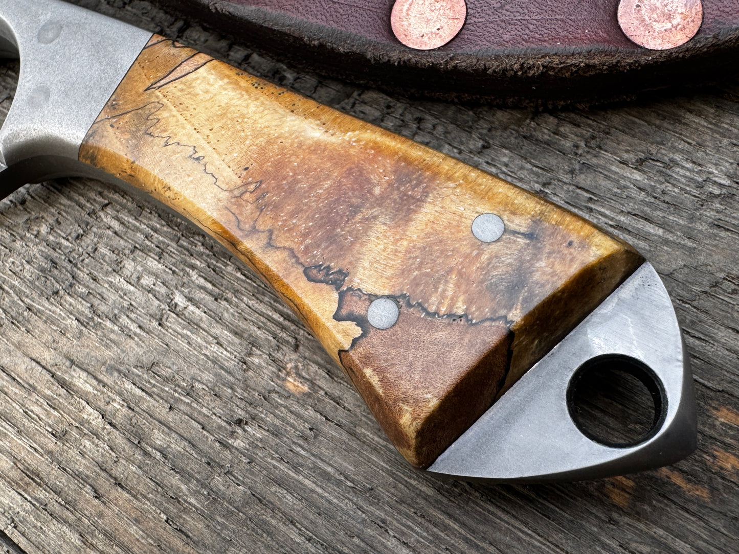 Texas Tornado in Spalted Pecan