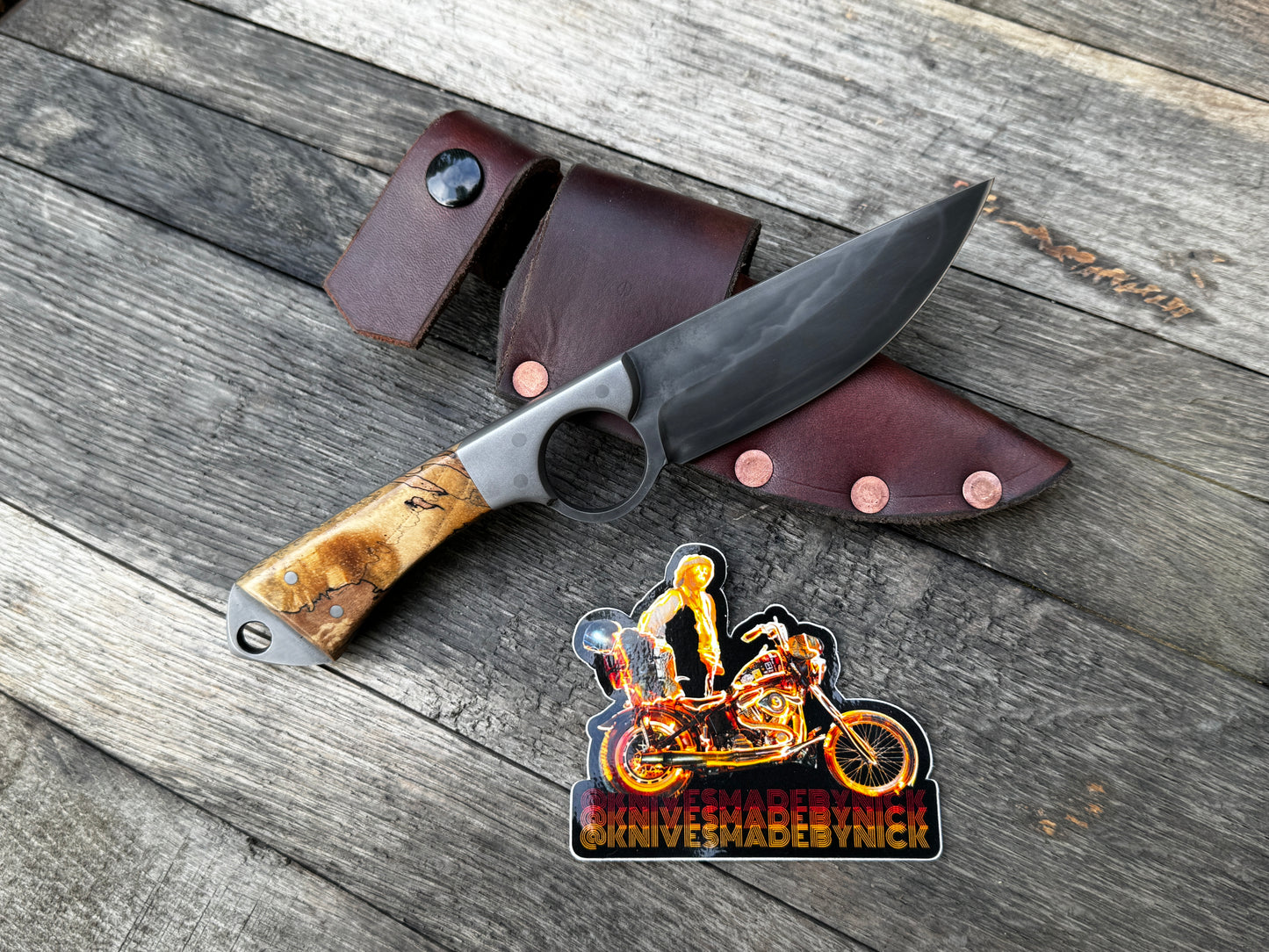 Texas Tornado in Spalted Pecan