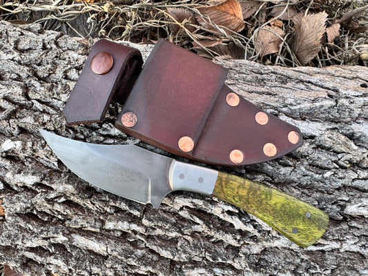Triadan w/Green Dyed Burl