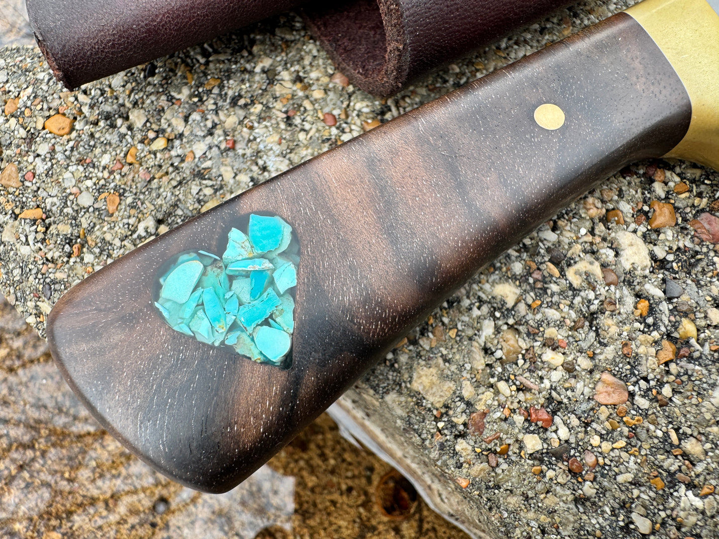 “Tonty” w/Turquoise Heart