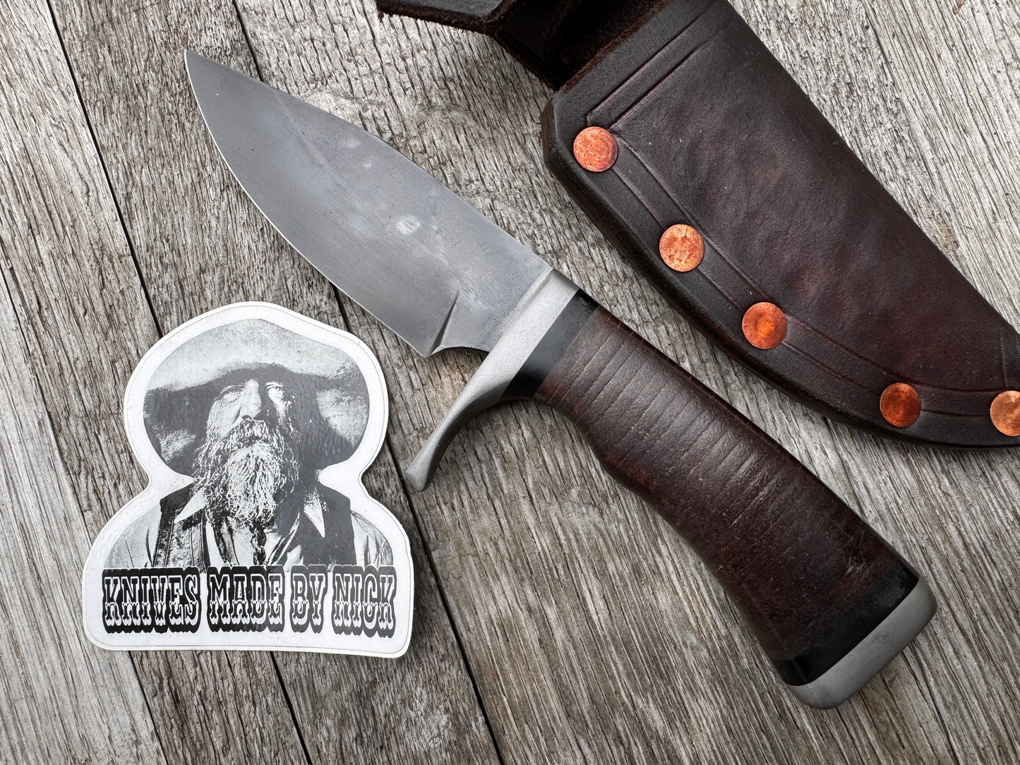 Chore Hound w/ Leather Stacked Handle