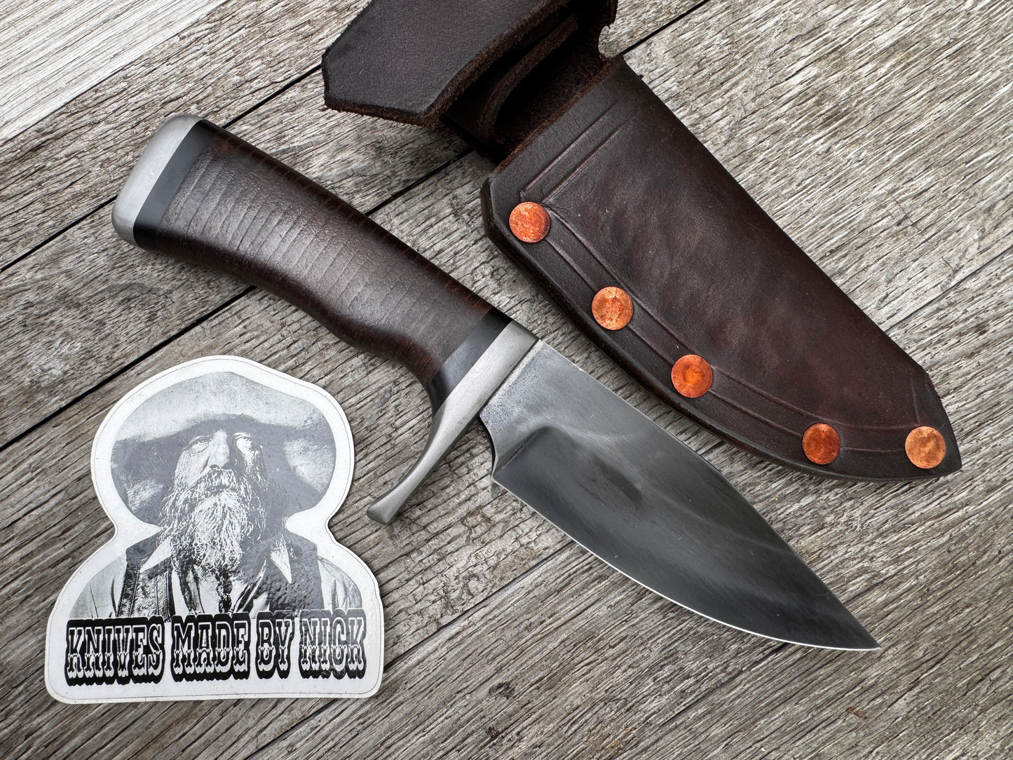 Chore Hound w/ Leather Stacked Handle