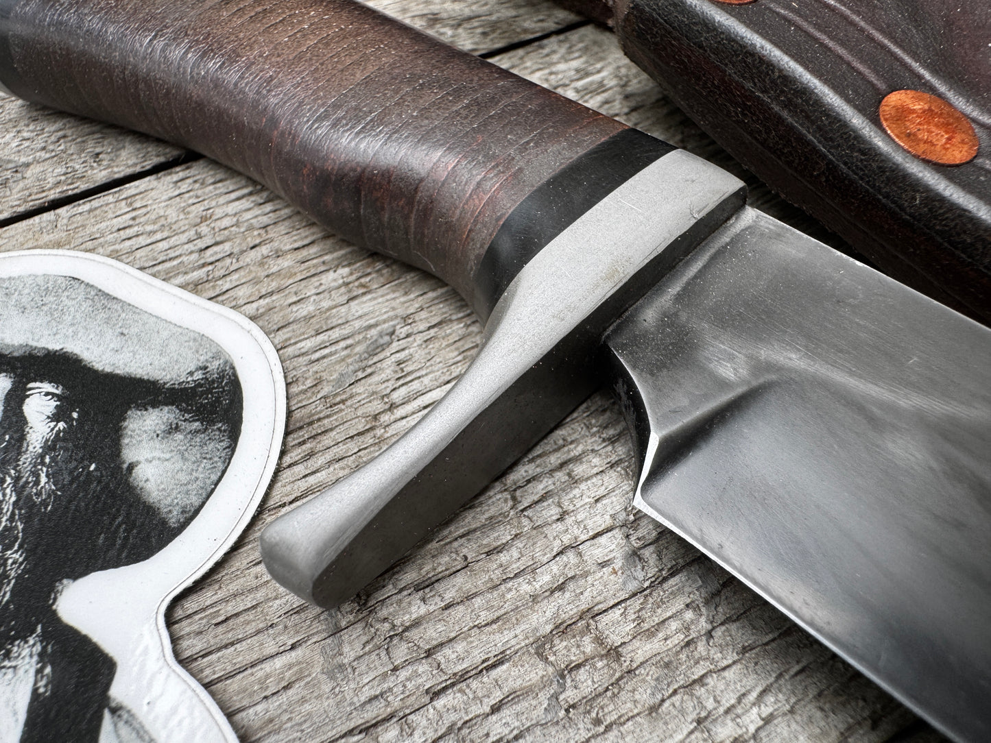 Chore Hound w/ Leather Stacked Handle
