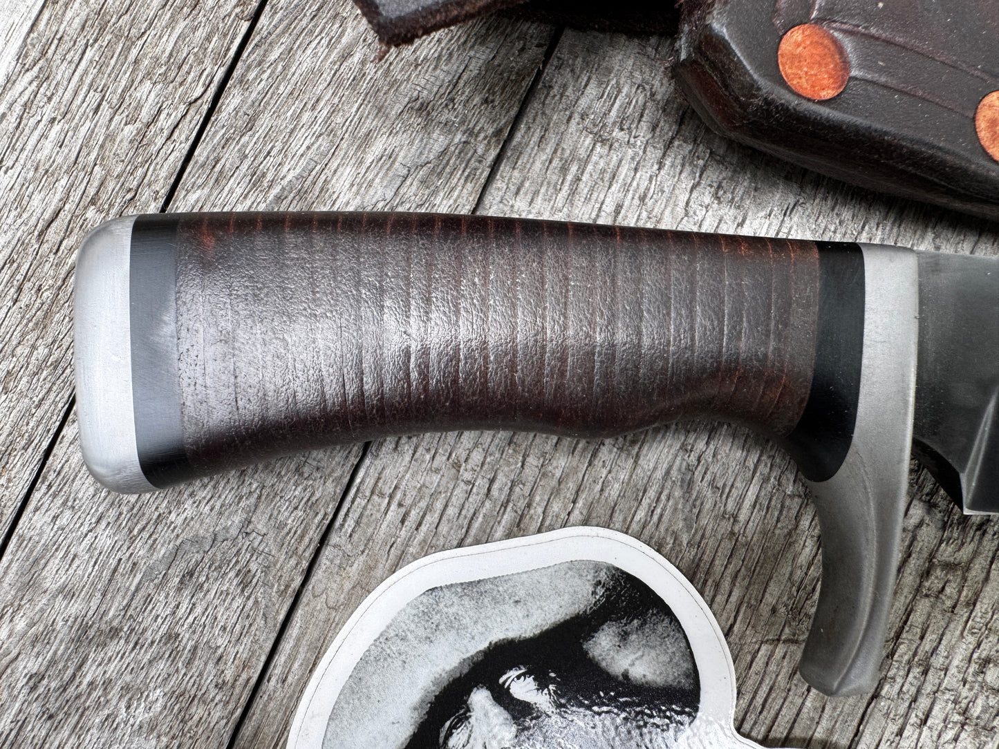 Chore Hound w/ Leather Stacked Handle