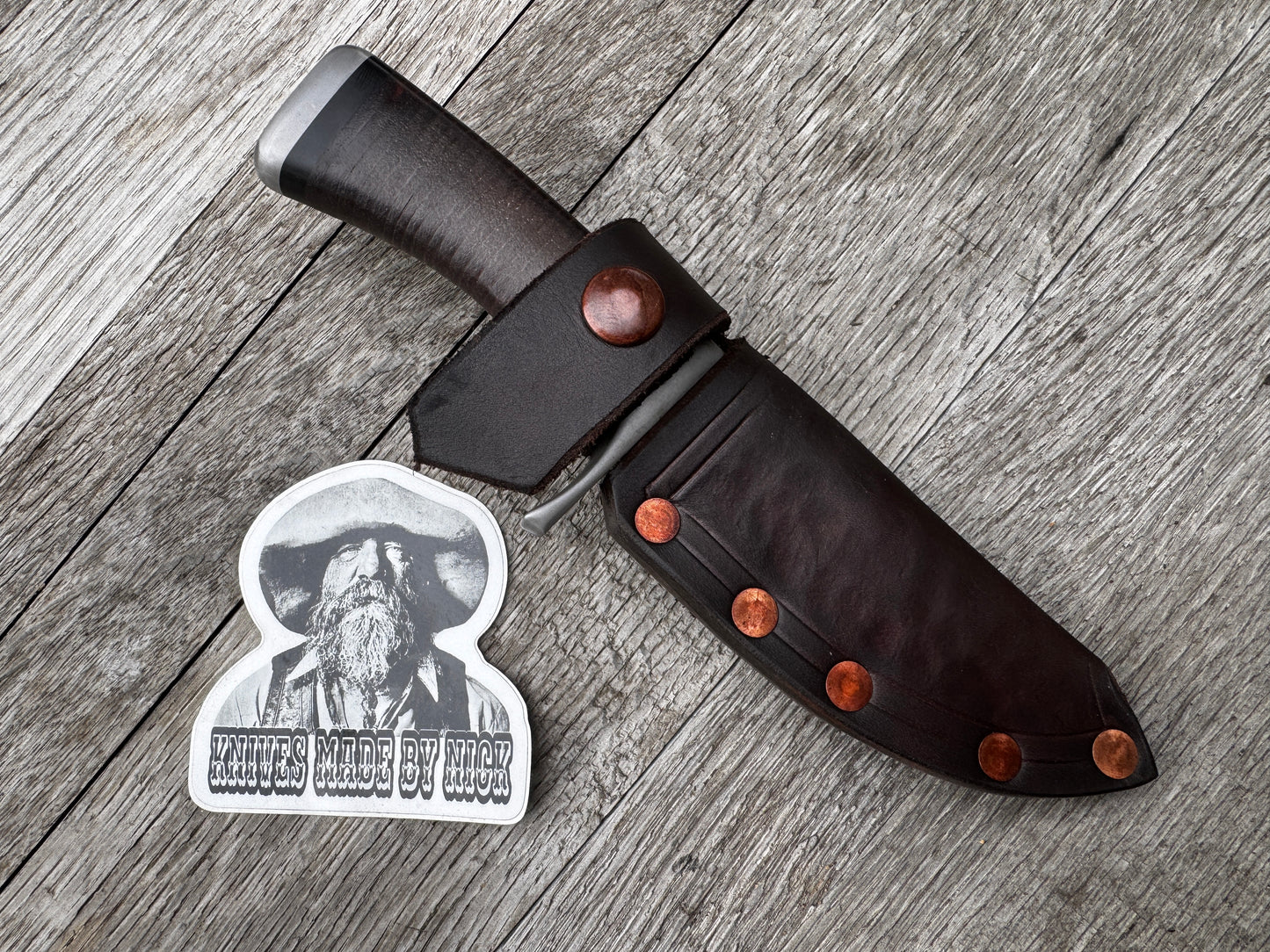 Chore Hound w/ Leather Stacked Handle